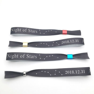 Custom Event Festival Party RFID Wristbands with Polyester Fabric and Logo Printing