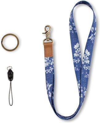 Office 90*15mm Flat Polyester Custom Single Sublimation Lanyards For Personalization