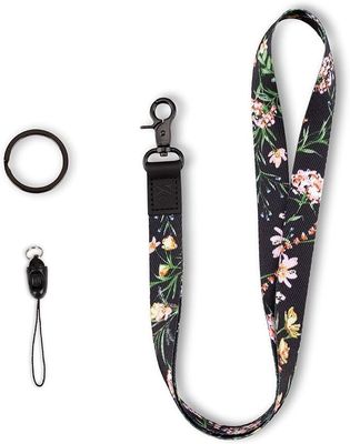 Office 90*15mm Flat Polyester Custom Single Sublimation Lanyards For Personalization