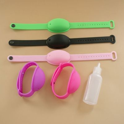 Children's Silicone Portable Liquid Hand Sanitizer Wristband Dispenser GW 0.25KG/PCS