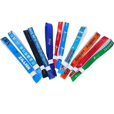 Embroidered Textile Cloth Wristbands Ideal for Events Festivals Parks Parties and Clubs