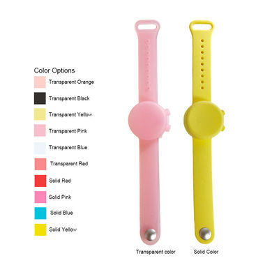 Silicone Hand Sanitizer Wristband with Adjustable Dispenser Bracelet Art Collectible