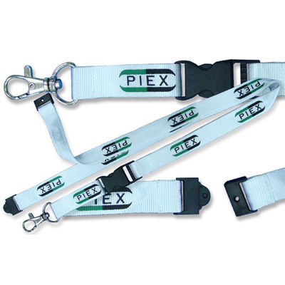 Customized Heated Transfer Keychain Neck Strap Polyester Lanyards for Keys Many Colors