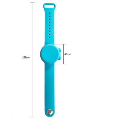Silicone Hand Sanitizer Wristband with Adjustable Dispenser Bracelet Art Collectible