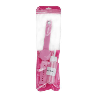 Silicone Hand Sanitizer Wristband with Adjustable Dispenser Bracelet Art Collectible