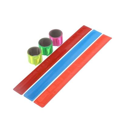 Waterproof Custom Bulk pvc Snap Slap Reflective Bracelet for Religious Organizations
