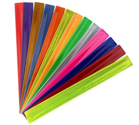 Waterproof Custom Bulk pvc Snap Slap Reflective Bracelet for Religious Organizations