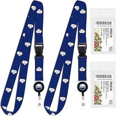 1 Color Print Method Personalize Sublimation Lanyards With Logo Polyester Material