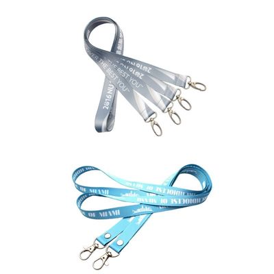 1 Color Print Method Personalize Sublimation Lanyards With Logo Polyester Material