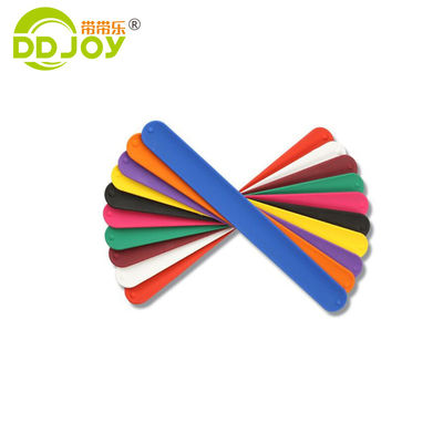 Custom Color Plating Reflective Snap Slap Bracelet for Kids Wide Color Selection