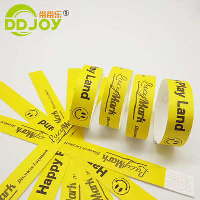 Waterproof Secure Identification Paper Bracelets for Guest Vendor Media Staff VIP