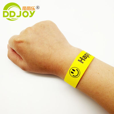 Waterproof Secure Identification Paper Bracelets for Guest Vendor Media Staff VIP