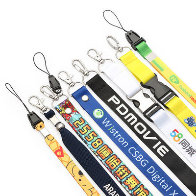 Custom Logo Lanyards Polyester Material for Office Occasions