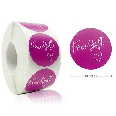 1.5&quot; Round Label Stickers 500 pcs per Thank You Roll Great for Event Gifts and Product Packaging