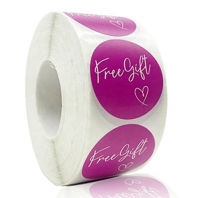 1.5&quot; Round Label Stickers 500 pcs per Thank You Roll Great for Event Gifts and Product Packaging