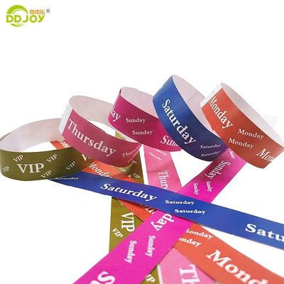 Events/Festival/Park/Party/Club/Meeting Usage Scenarios Waterproof Paper Wristbands