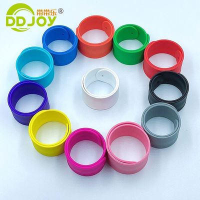 Plating Custom Color Stock Customised Bracelet Custom Bulk Silicone Snap Slap Bracelet