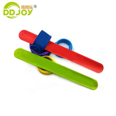 Plating Custom Color Stock Customised Bracelet Custom Bulk Silicone Snap Slap Bracelet