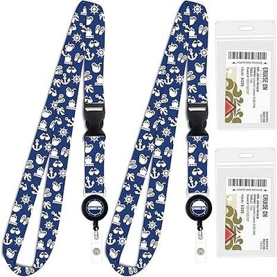 Breakaway and Safety Buckle Sublimation Polyester Neck Lanyards for Office Promotions