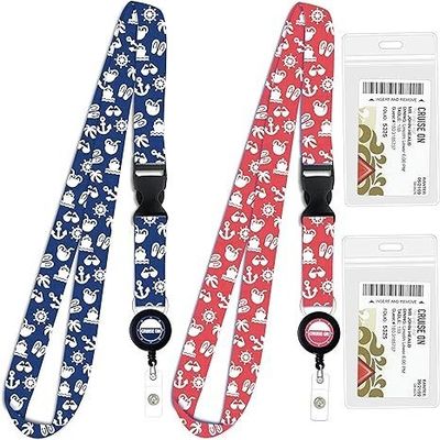 Breakaway and Safety Buckle Sublimation Polyester Neck Lanyards for Office Promotions