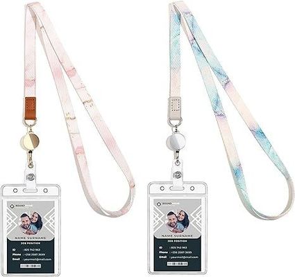 Single Personalized Polyester Lanyards With Logo for Exhibition DHL/UPS/FEDEX/Aramex