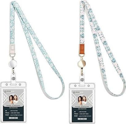 Single Personalized Polyester Lanyards With Logo for Exhibition DHL/UPS/FEDEX/Aramex