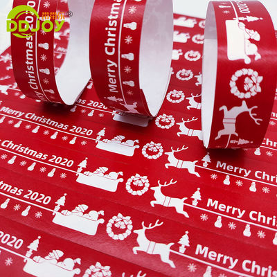 Yellow Waterproof Disposable Paper Band Tyvek Wristbands for Event Identification