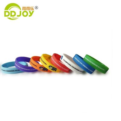 Silicon Material Customized Logo Plastic Wristband for Non-Profit Organizations