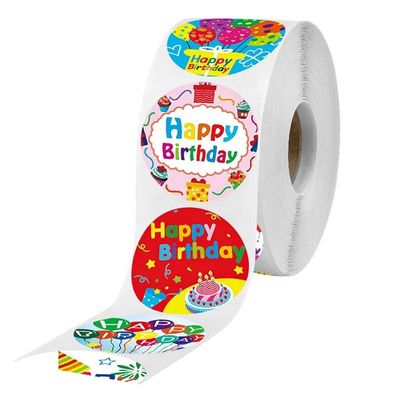 500pcs Children Cartoon Happy Birthday Stickers Adhesive Sticker for Party Decoration