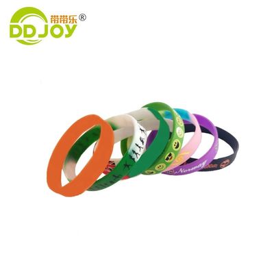 Red Silicone Wristband for Events Solid Color Adult Wrist Band Jewelry Type Bangles