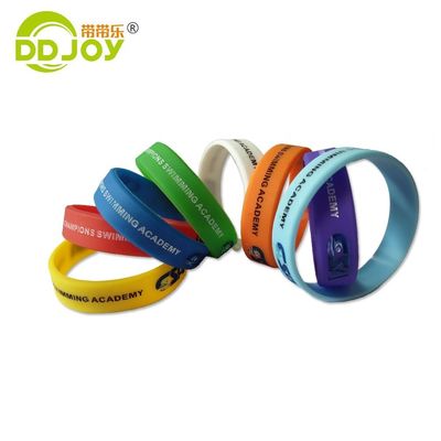 Red Silicone Wristband for Events Solid Color Adult Wrist Band Jewelry Type Bangles