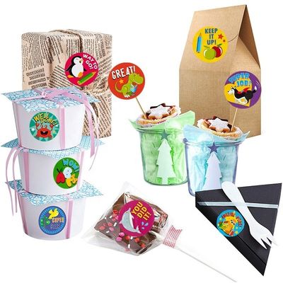 1 inch 25mm Round Stickers 500 Pcs Cute Animals Labels for School Rewards and Teachers
