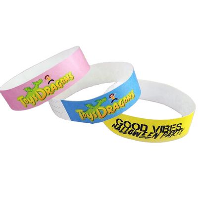 Customizable Tyvek Wristbands for Any Festival or Events 2-7 Days Production Time