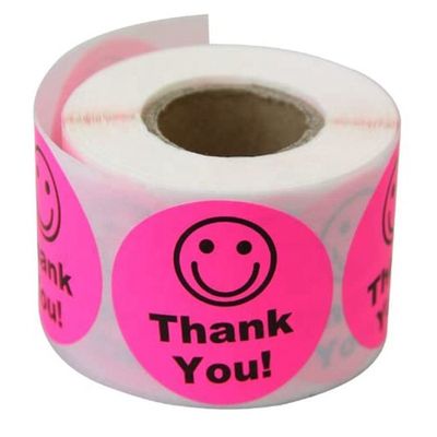 Custom Sticker Adhesive Round Labels with Free Design and Custom Logo Die Cut Printing