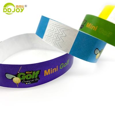 Customizable Tyvek Wristbands for Any Festival or Events 2-7 Days Production Time
