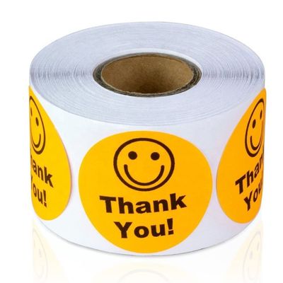 Custom Sticker Adhesive Round Labels with Free Design and Custom Logo Die Cut Printing