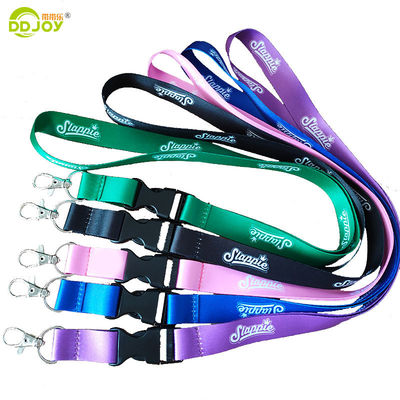 Silk Accessories Dye Sublimation Polyester Lanyards for Keychain Custom Logo 900*15*0.65mm