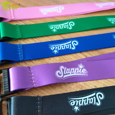 Silk Accessories Dye Sublimation Polyester Lanyards for Keychain Custom Logo 900*15*0.65mm