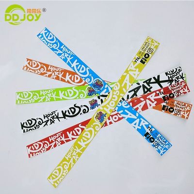 250*25mm/250*19mm Tear-Resistant Waterproof DuPont Tyvek Paper Wrist Strap for Events