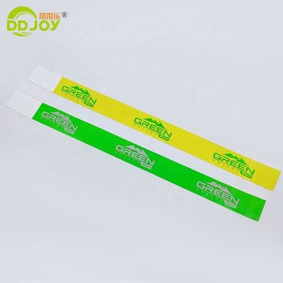 250*25mm/250*19mm Tear-Resistant Waterproof DuPont Tyvek Paper Wrist Strap for Events