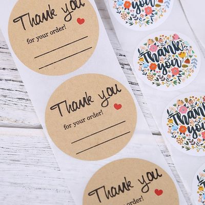 Stickers Customized Printed Adhesive Packaging Label for Packaging Material
