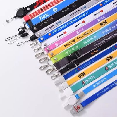Polyester Jacquard/Sublimation Neck Lanyard Custom Design and Many Colors for Gifts