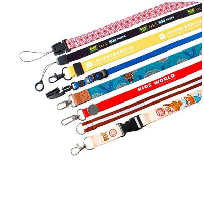Polyester Jacquard/Sublimation Neck Lanyard Custom Design and Many Colors for Gifts