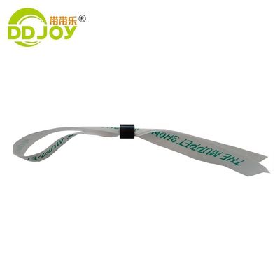 Woven Festival Colorful Custom Polyester Fabric Wristband for Unlimited Usage Scenarios