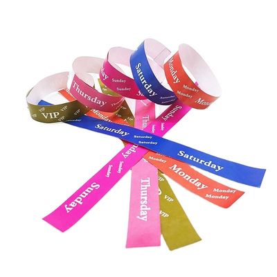 Target End User Guest/VIP/Vendor/Admission Convenient Waterproof Wristband for Event