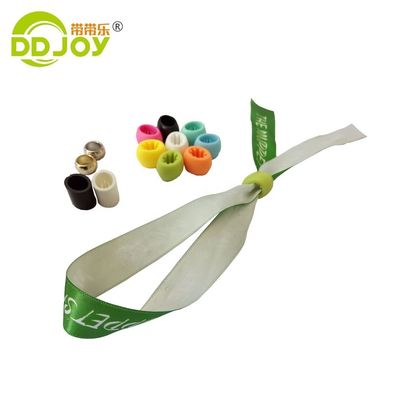Woven Festival Colorful Custom Polyester Fabric Wristband for Unlimited Usage Scenarios