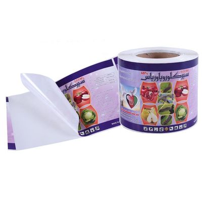 Custom Waterproof PVC/Vinyl Sticker Self-Adhesive Label for Cosmetic/Food Packaging