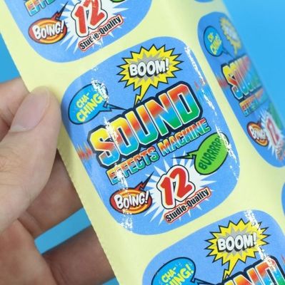Custom Waterproof PVC/Vinyl Sticker Self-Adhesive Label for Cosmetic/Food Packaging