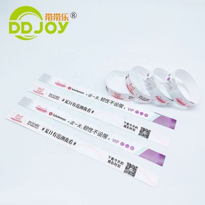 Target End User Guest/VIP/Vendor/Admission Convenient Waterproof Wristband for Event