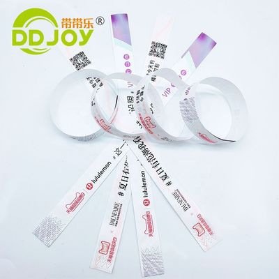 Target End User Guest/VIP/Vendor/Admission Convenient Waterproof Wristband for Event